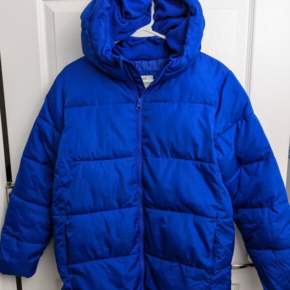 Gap Kids Cold Control Max Hooded Jacket, Size XL, Bright Blue - Picture 2 of 12